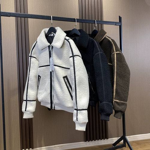 Modern Fleece Zip-Up Jacket